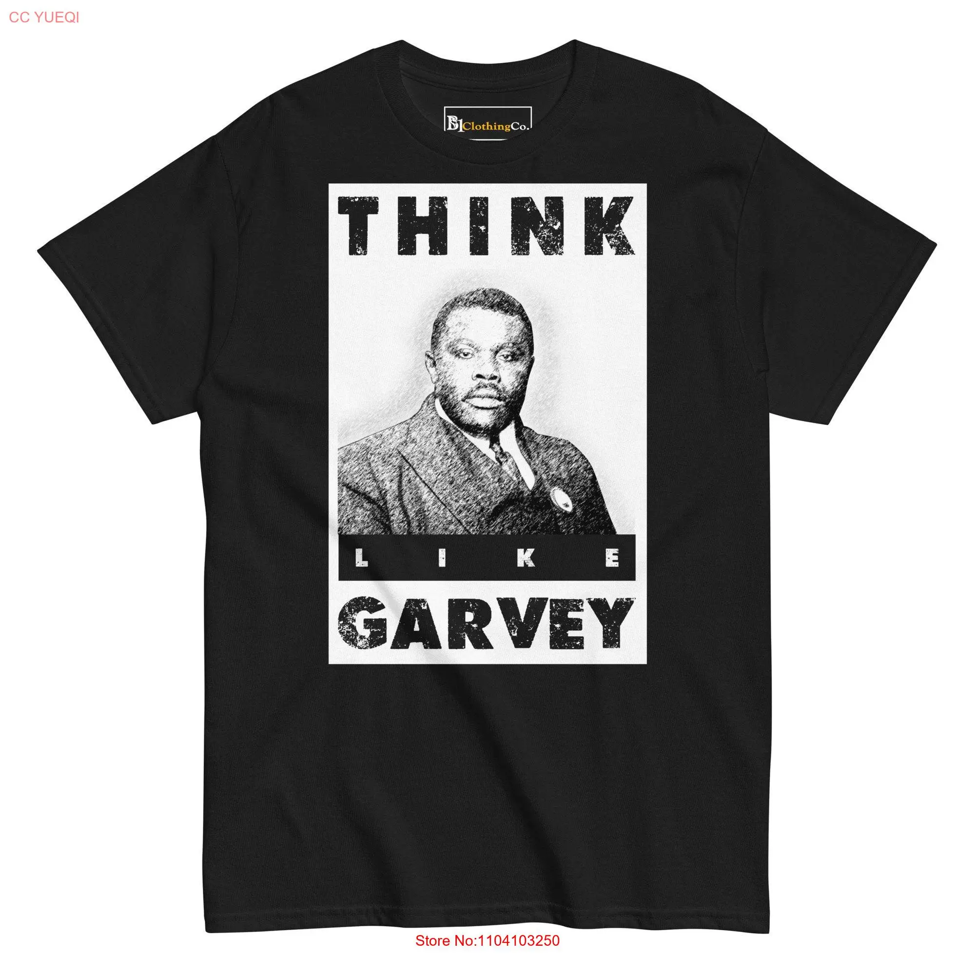 

Marcus Garvey Inspired T Shirt Pan African Pride Black History long or short sleeves