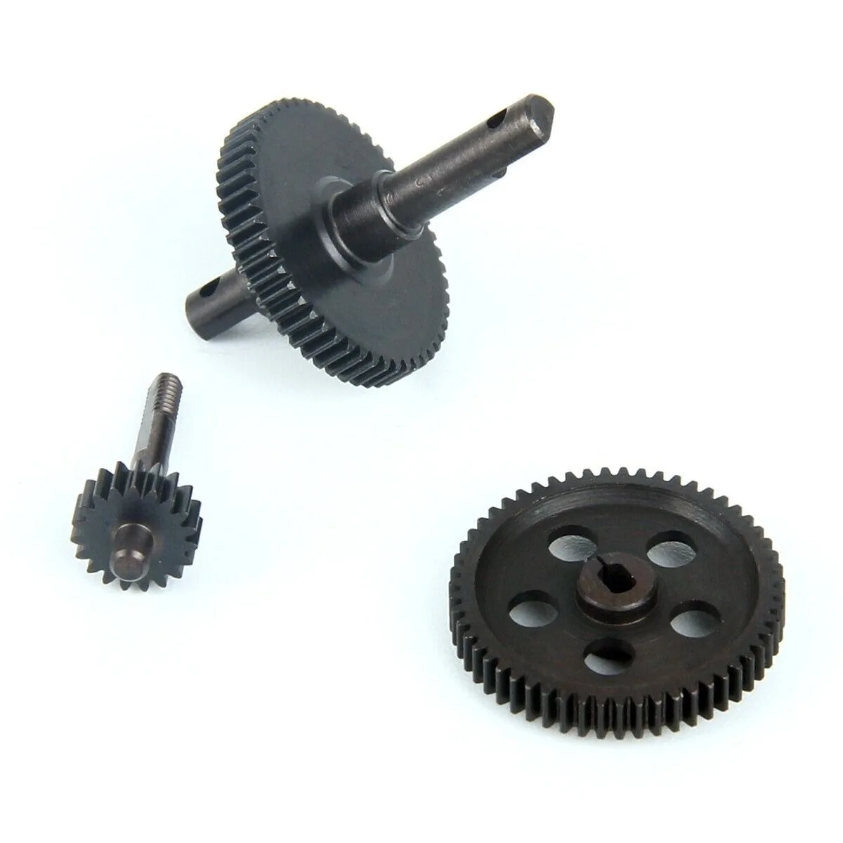 

LCX Racing 1/24 RC Crawler Hard Steel Transmission Gear Set Gearbox Gear for Axial SCX24 AX24 Upgrades Parts Accessories