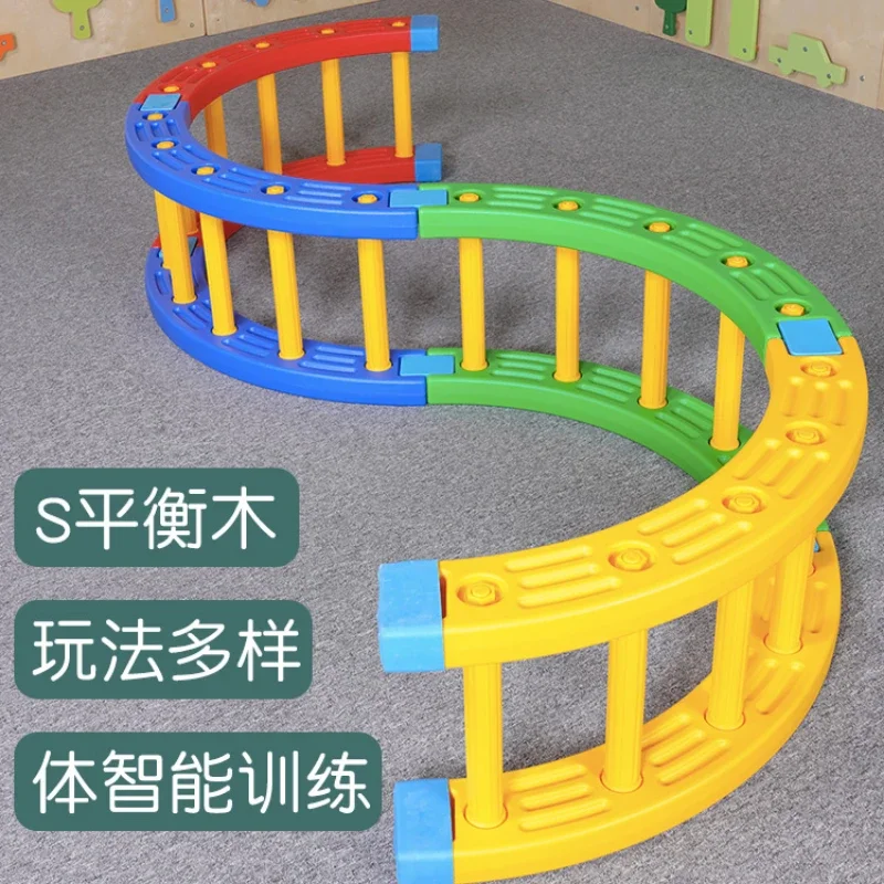 Quarter round Climbing Frame Child Sense Training Equipment Balance Single-Plank Bridge Household