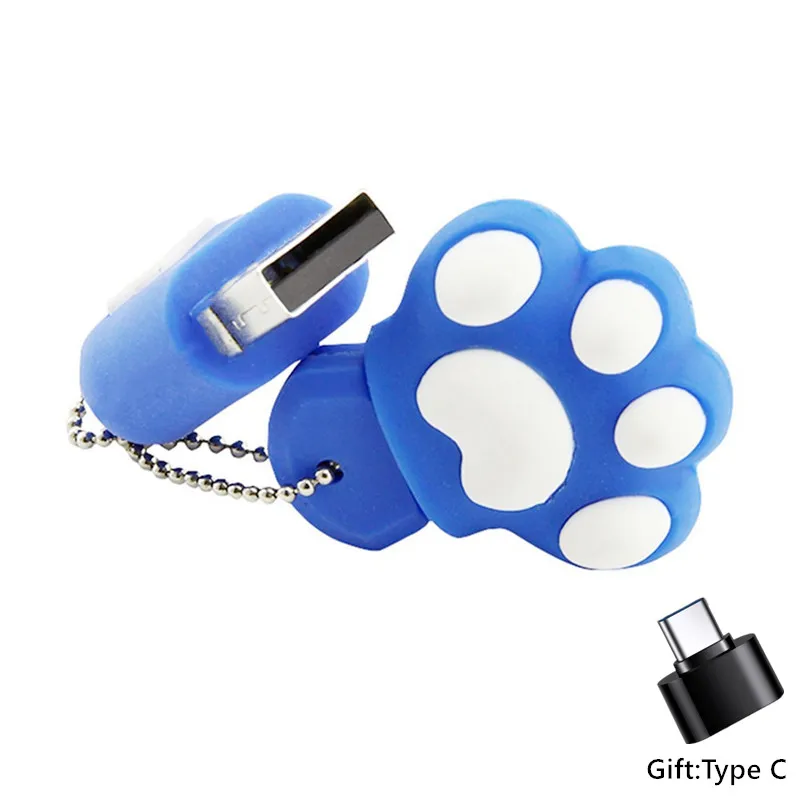 High-Speed CAT USB Flash Drive 32G Durable Data Storage TYPE C Stick Pen U Disk Multiple Capacities 128GB 64GB 32GB 16GB 8GB 4G - view 5