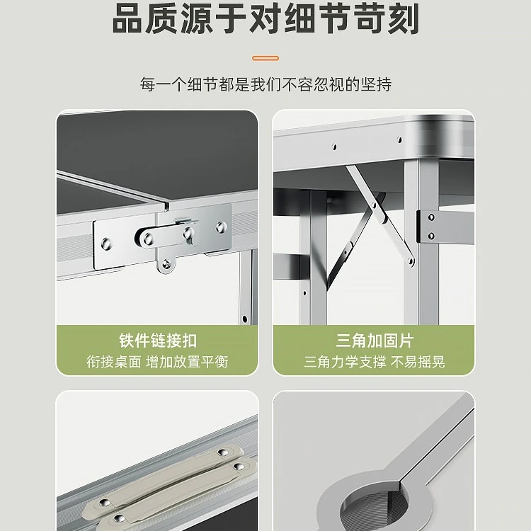 Portable Foldable Table For Night Market Stall Outdoor Street Promotion Multi Purpose Foldable Desk For Vendor Business
