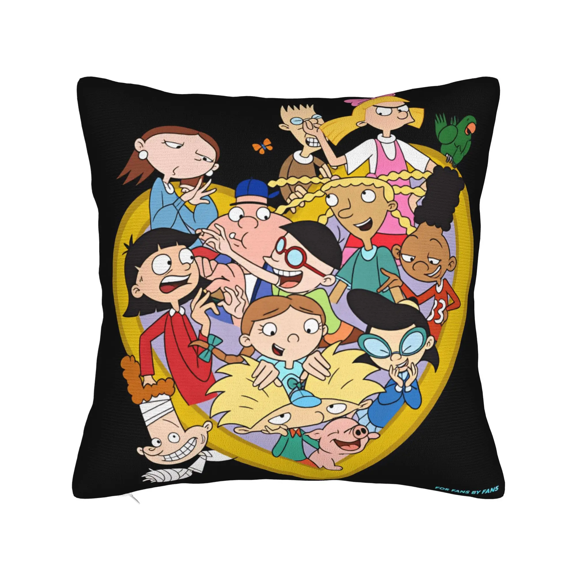 H-Hey ArnoldS Pillow Case  Custom Pillow Cover Novelty Pillowcases For Couch Sofa Bedroom