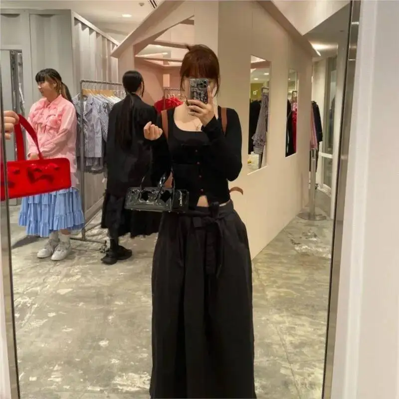 Bloom Retro Bow Red Y2k Hand Purse Women Hot Girls Leather Zipper Shoulder Bags Ladies Fairy Core Aesthetic Underarm Bag