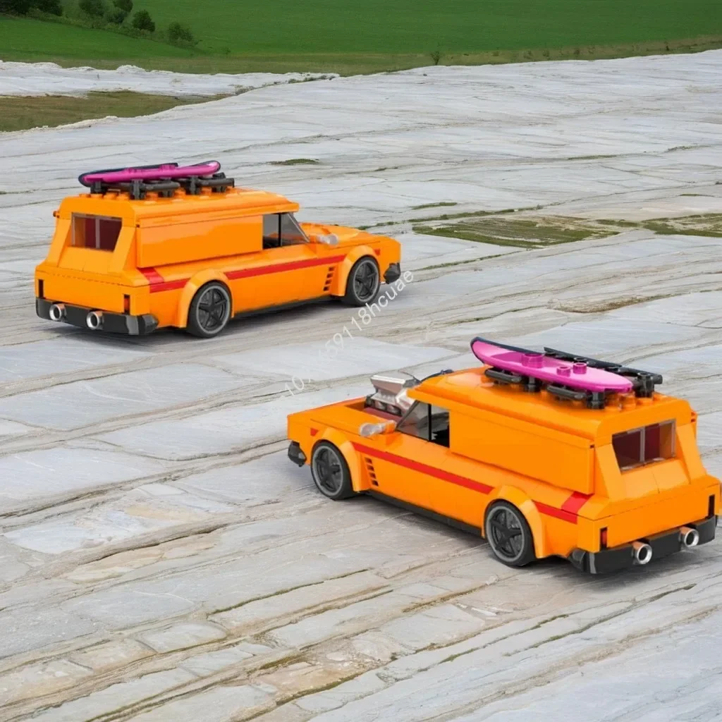 

331 деталь MOC: Конструктор Holden Sandman Wheeler Dealers City Champions Super Car для развития терпения и концентрации