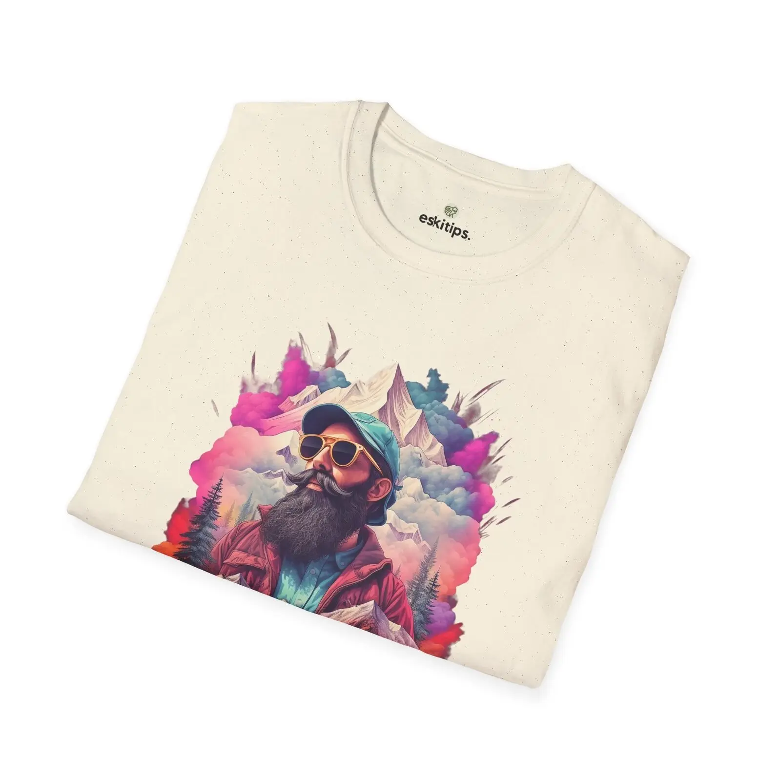 

Mountain Explorer Art T-Shirt - Vibrant Nature Graphic Tee