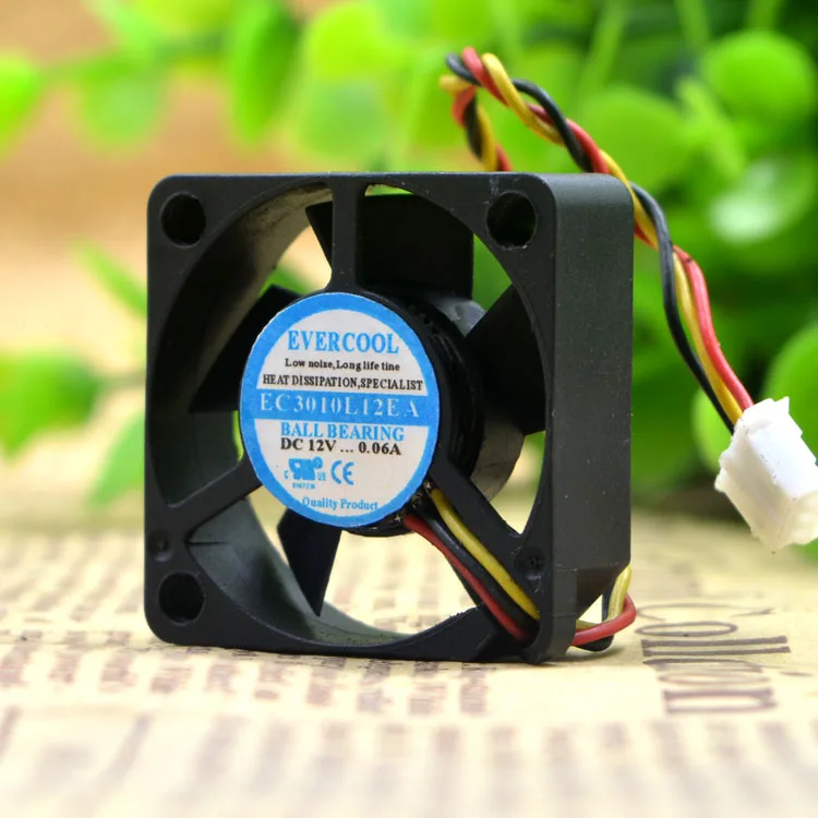 

НОВЫЙ ОРИГИНАЛЬНЫЙ EC3010L12EA 12 В 0,06 А 3 СМ 3010 30*30*10 мм ОХЛАЖДАЮЩИЙ ВЕНТИЛЯТОР