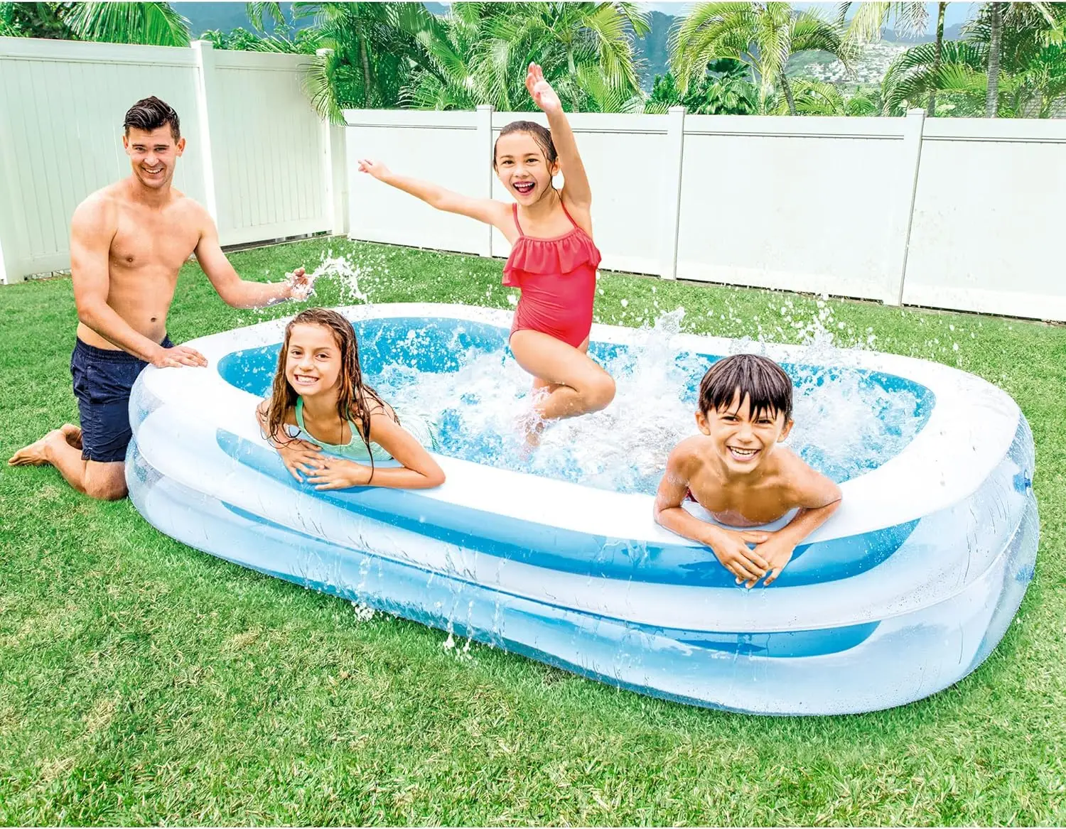 Outdoor Pool Home Edition Inflatable: 159 gallon capacity - 90