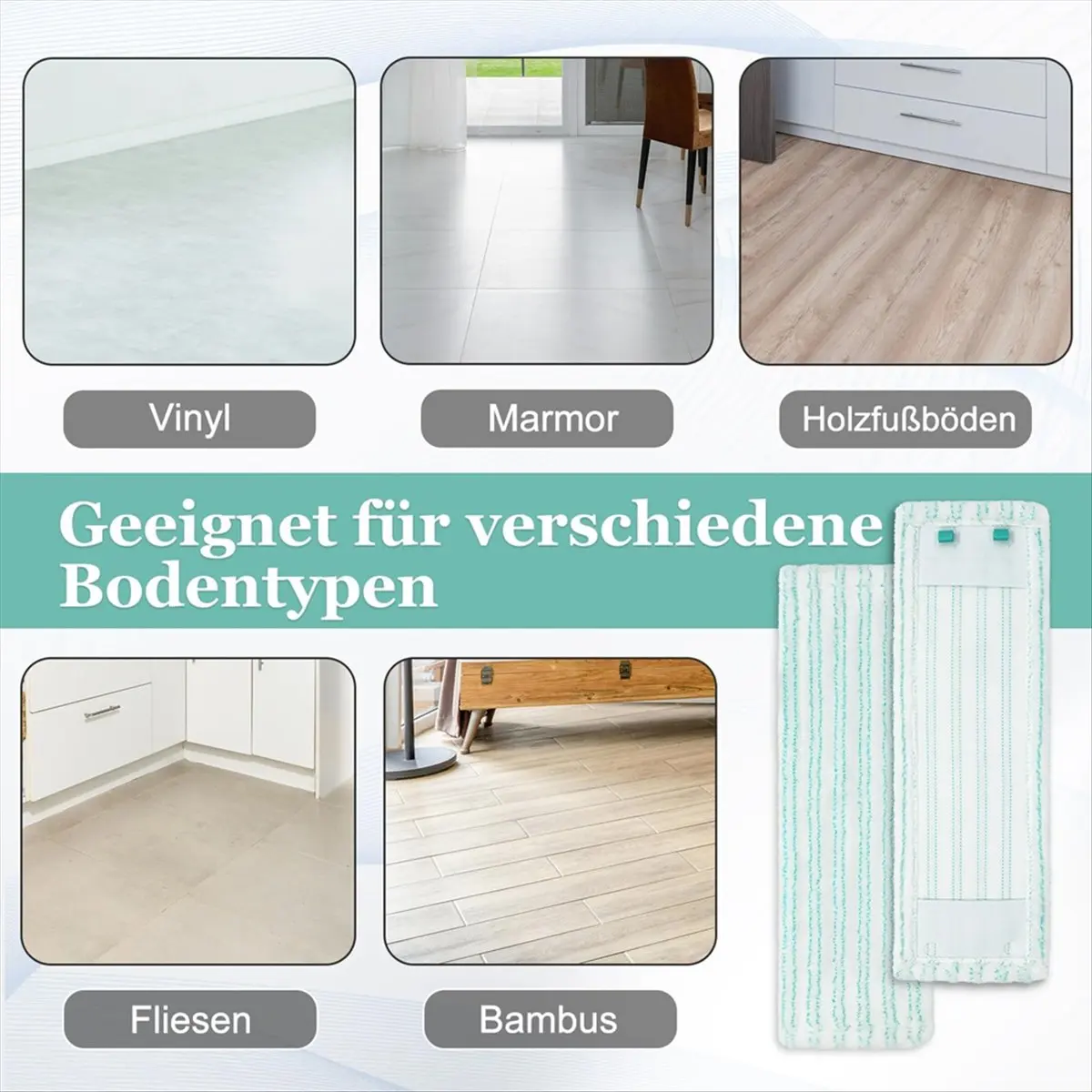 2 Pcs Mop Covers Fo… - image