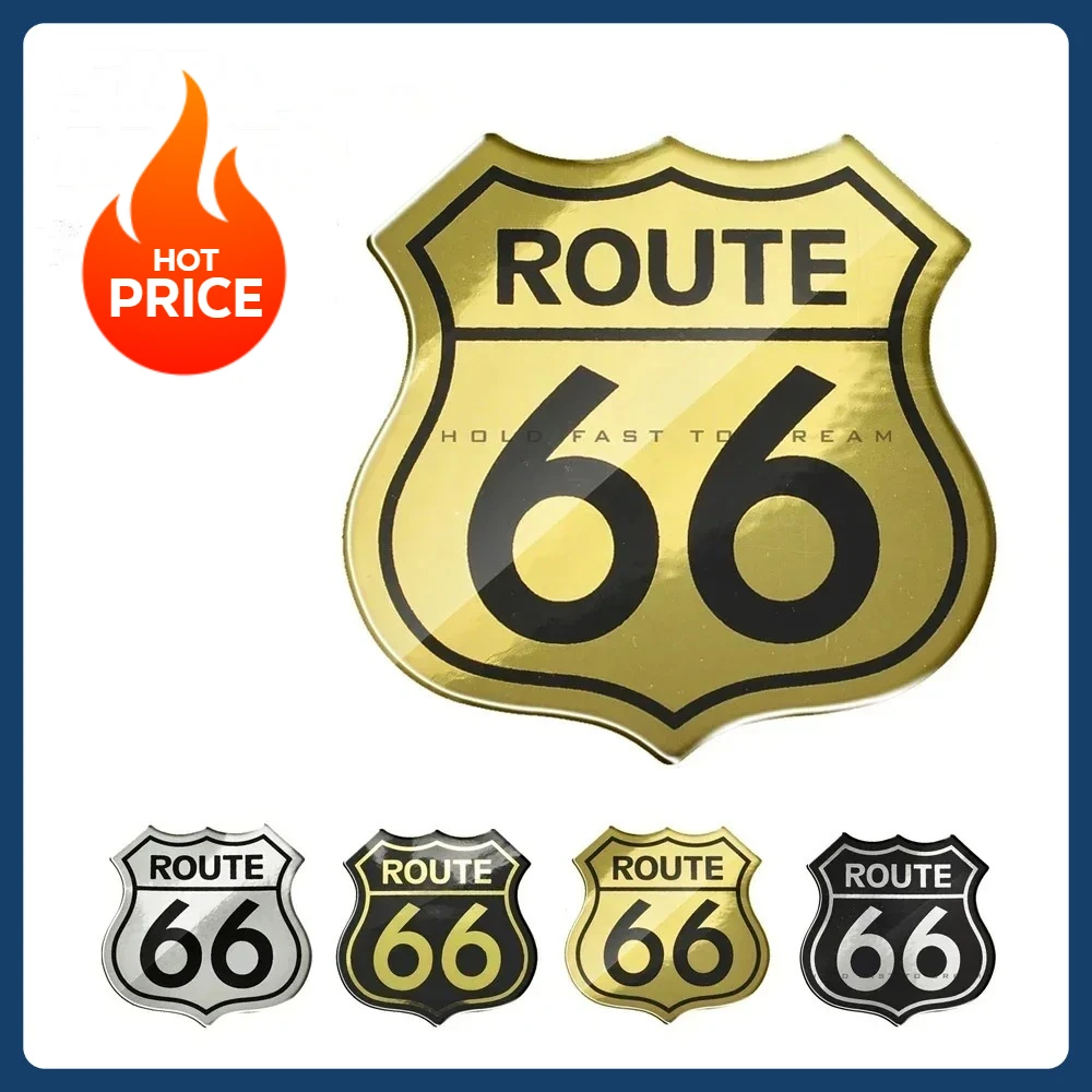 

3D наклейка на мотоцикл, исторический маршрут 66, автомобильные наклейки, наклейки для скутера