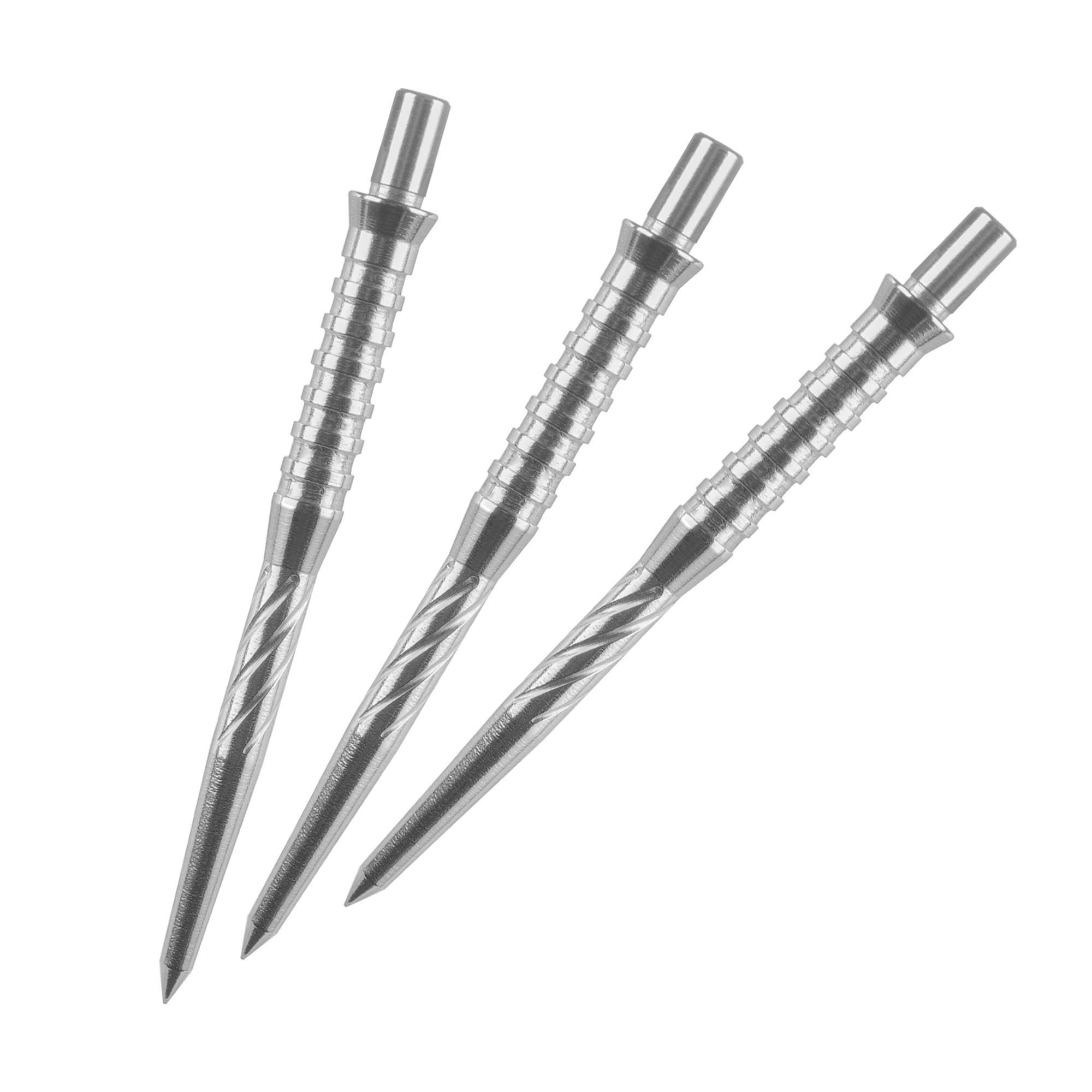 

CyeeLife 26/30/34mm Replacement Dart stainless Steel Grooved Points,Steel Tips ilver and Black