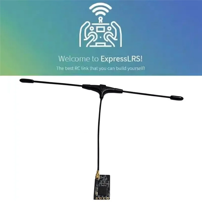 Odbiornik Leading-ELRS 915Mhz NANO V3.0 Expresslrs z anteną typu T, obsługą aktualizacji Wifi i mocą 100MW do dronów RC FPV