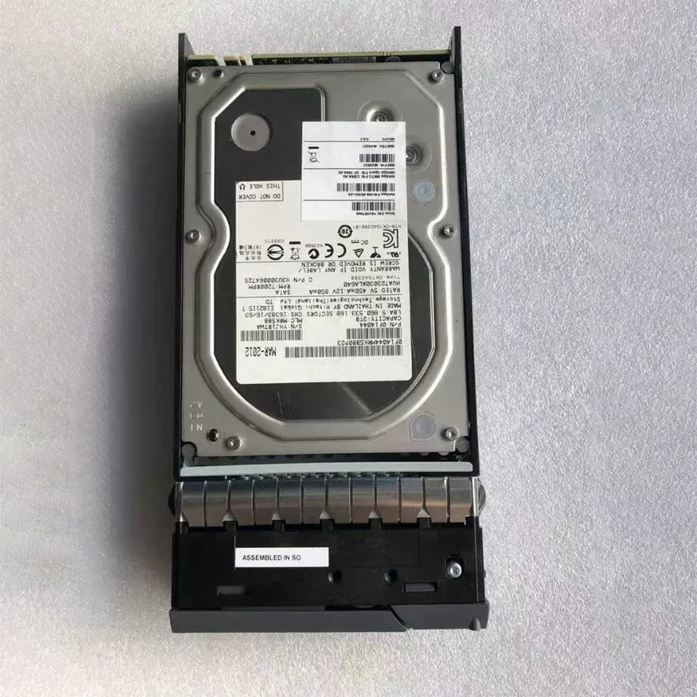 For NetApp DS4243 SP-X308A-R5 Hard Drive SATA 3.5'' 7.2K 3TB 00V7470 108-00277 HDD