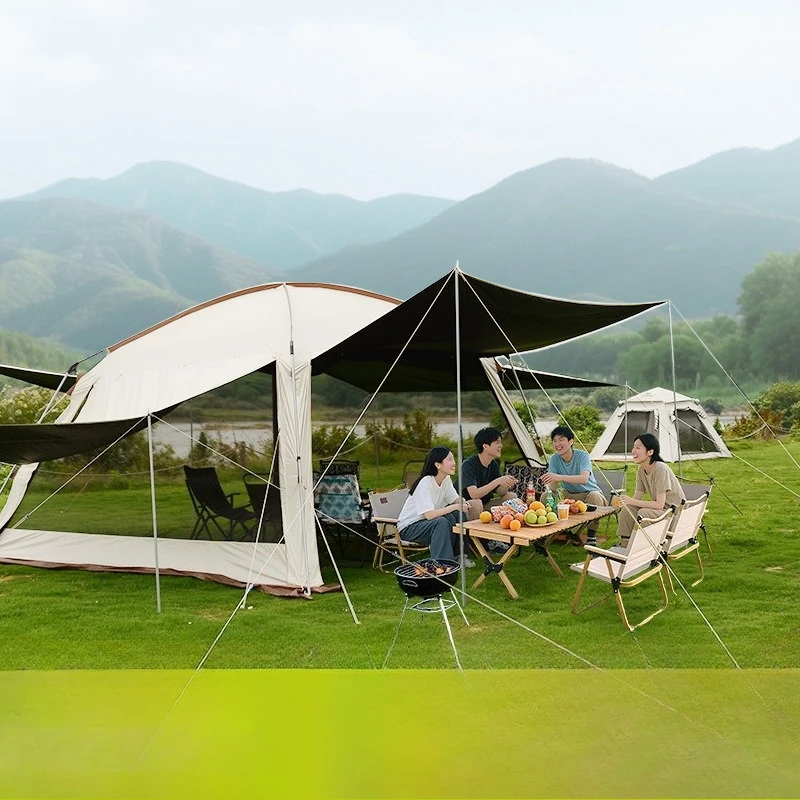 

Tent outdoor camping picnic, camping awning, outdoor sun protection, pergola canopy