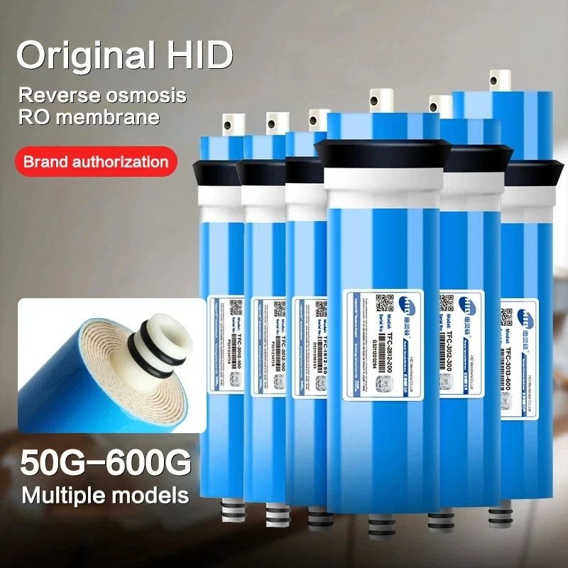 HID RO Membrane Filter Cartridge Water Purifier RO Water Purifier 75G 100G 400G 600G Universal Reverse Osmosis Membrane