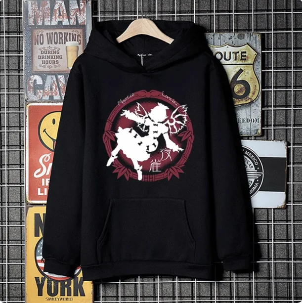 

Аниме Touhou Project Mystia Lorelei Толстовка с капюшоном Косплей Костюм Осень Зима Мужчины Женщины Пальто Свободная куртка Топы