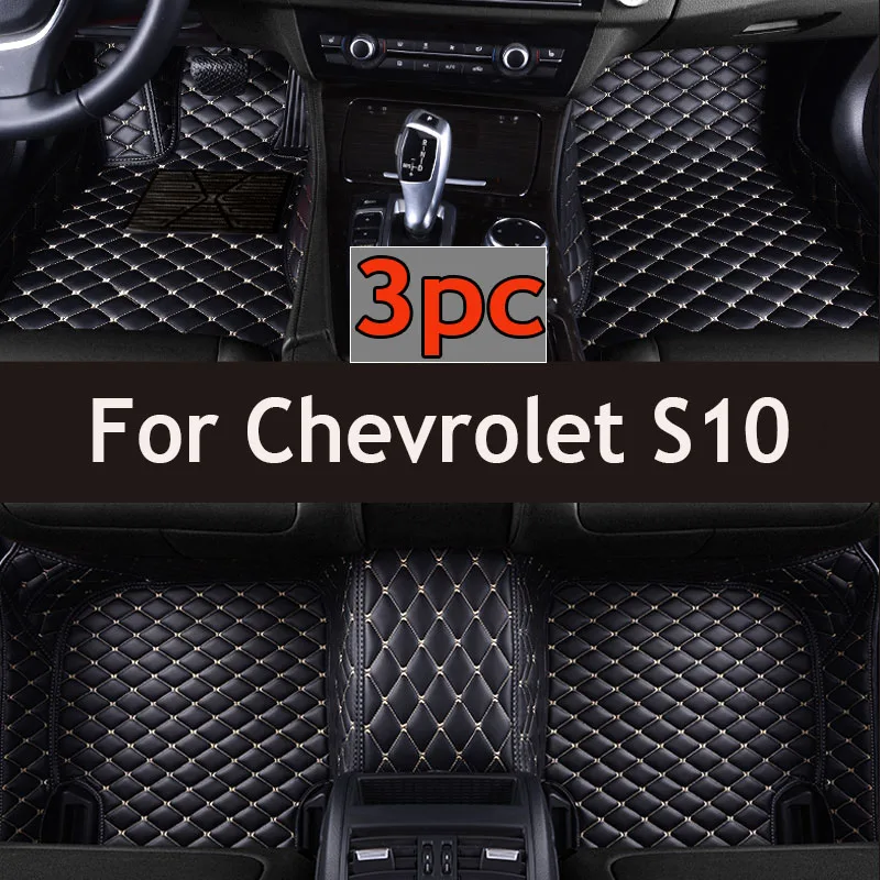 Customized Artificial Leather Car Floor Mat For Chevrolet S10 1994 1995 1996 1997 2000 Protect Your Vehicle's Interior Accessory