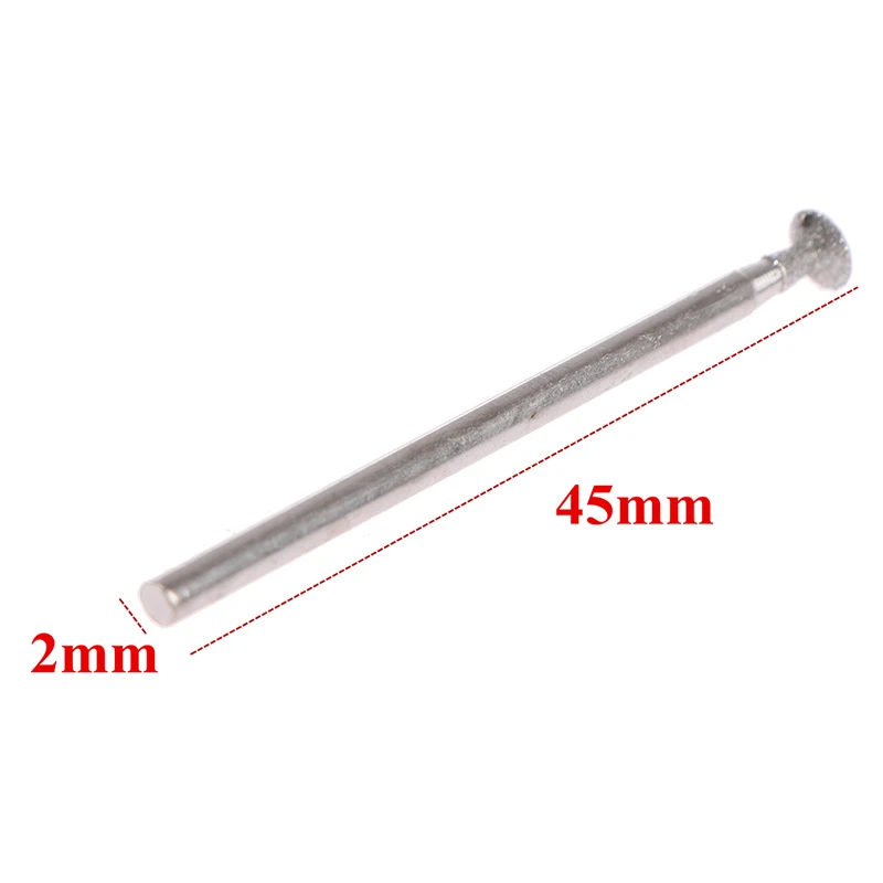 【F】10 Uds. Cabezal de molienda de diamante piedra Jade tallado pulido herramientas de grabado 2,35mm