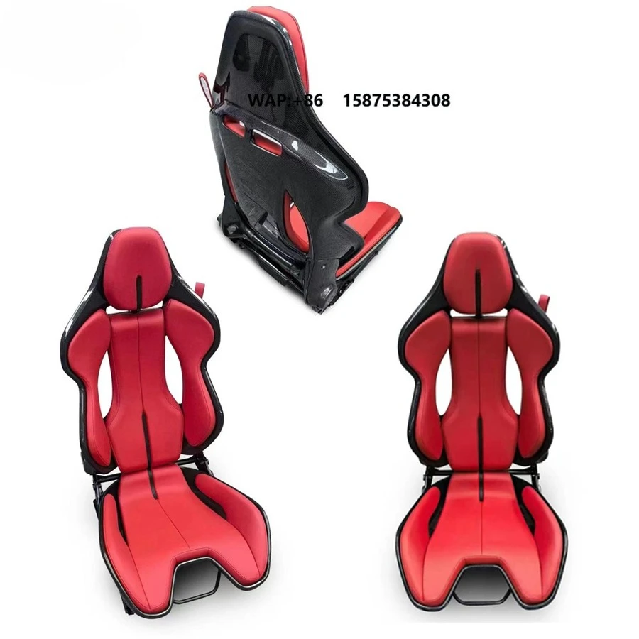 Customizable Dry-type Carbon Fiber Bucket Racing Seats for the  SF90, 458.812, F8, and 296 GTB Special