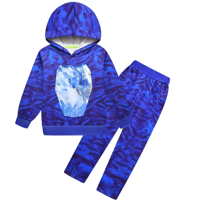 L2025l هالوين الأطفال زي VR ألعاب الغوريلا العلامة بنين بنات طباعة البلوز هوديس ملابس الاطفال هالوين عيد الميلاد الاسمية