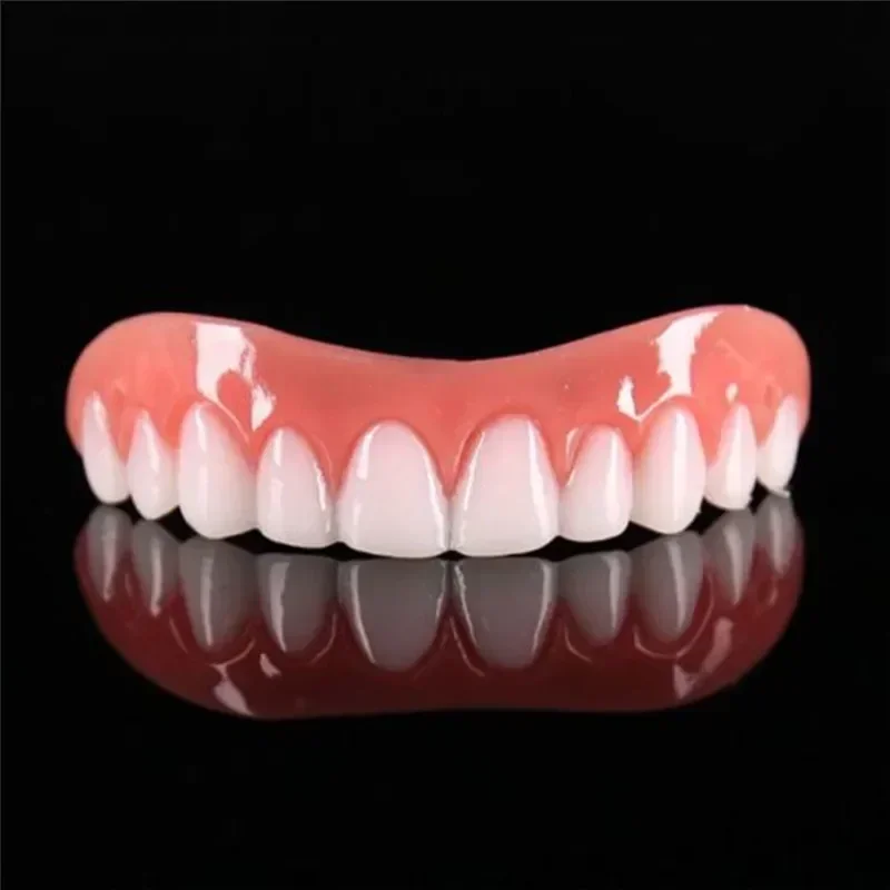 Braces Top Row Of White Braces Silicone Imitation  Adhere Health Veneer Denture