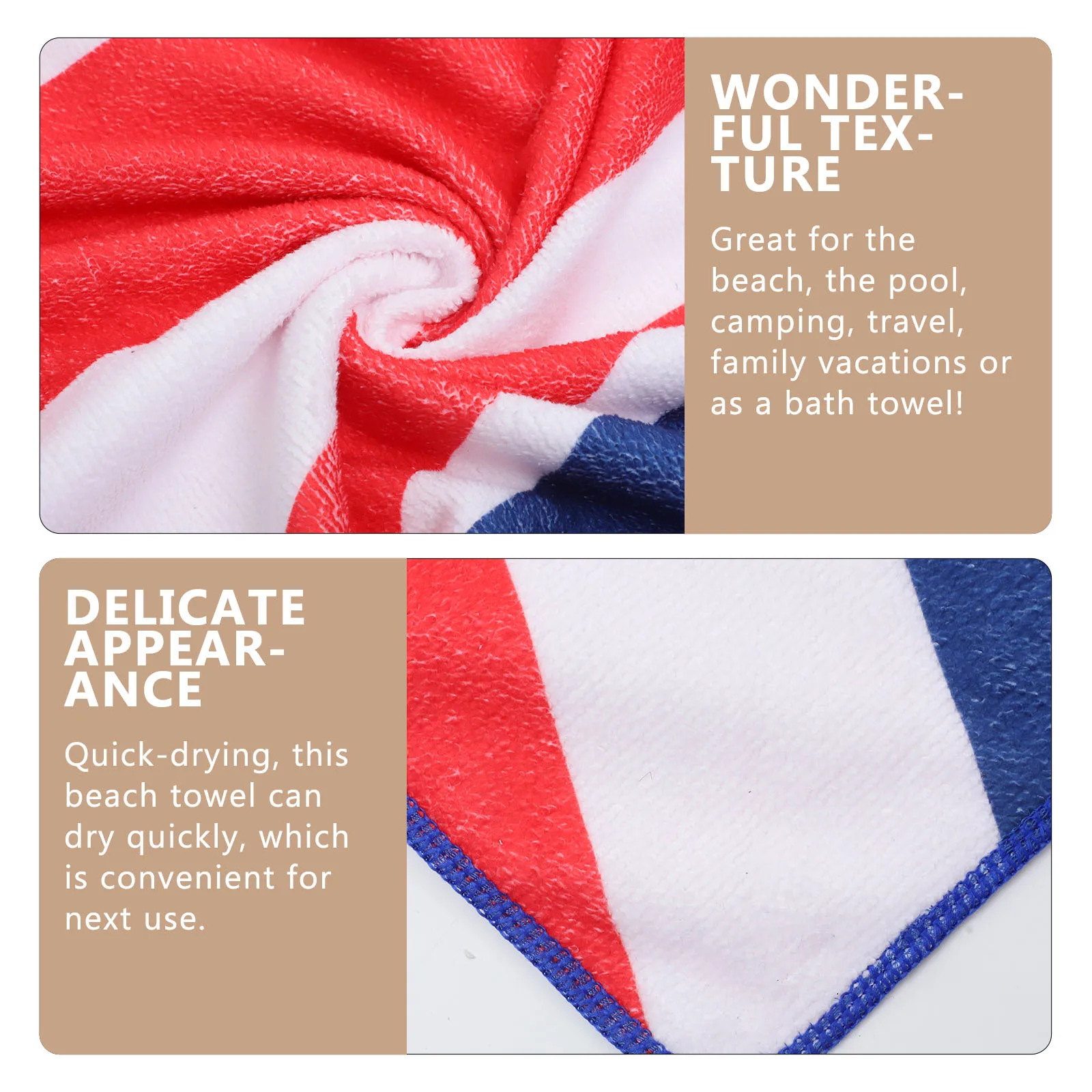 

Extra Large Beach Towels Union Jack Printed Quick Dry Lightweight Absorbent Soft Big Size Fiber Travel for Blanket