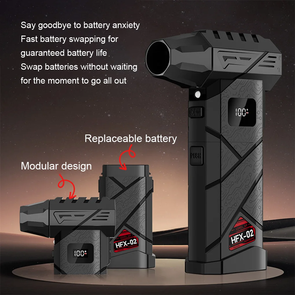 منفاخ محمول ينظف بسهولة للمناطق التي يصعب الوصول إليها في أي مكان منفاخ هواء توربو قوي #2