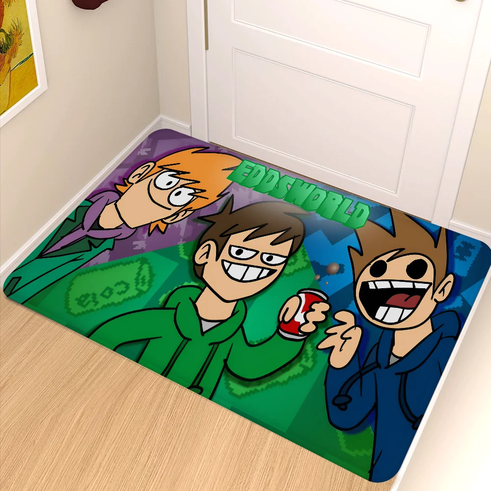 Eddsworld Floor Mat Rectangle Anti-slip Home Soft Badmat Front Door Indoor Outdoor Mat Welcome Doormat