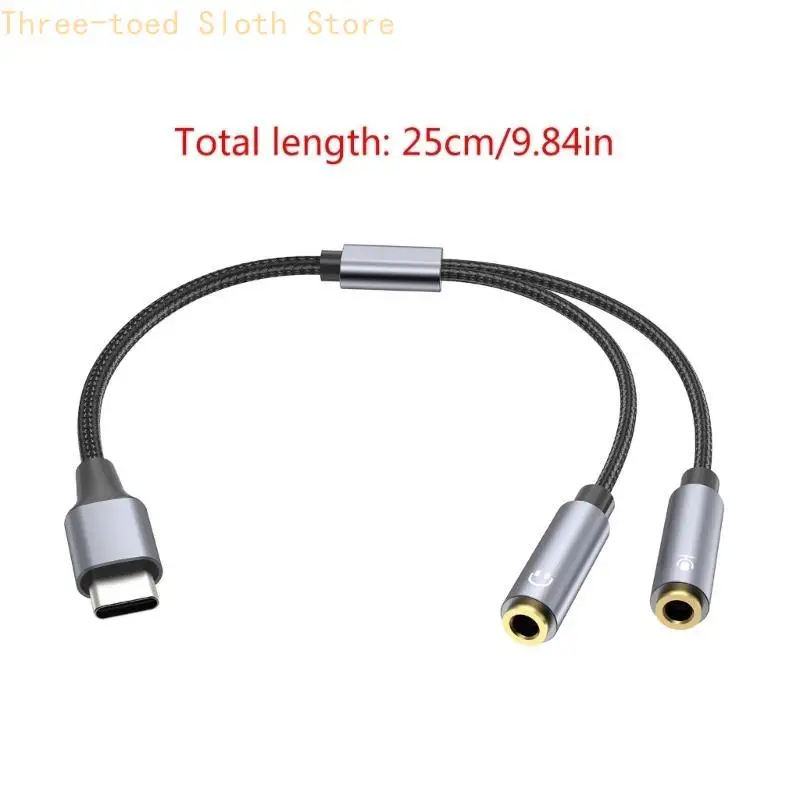 Headsets, Mikrofon-Splitter, Kopfhörerkabel, Mikrofone, Stereo-Ohrhörer-Anschluss E74A – Detail 6