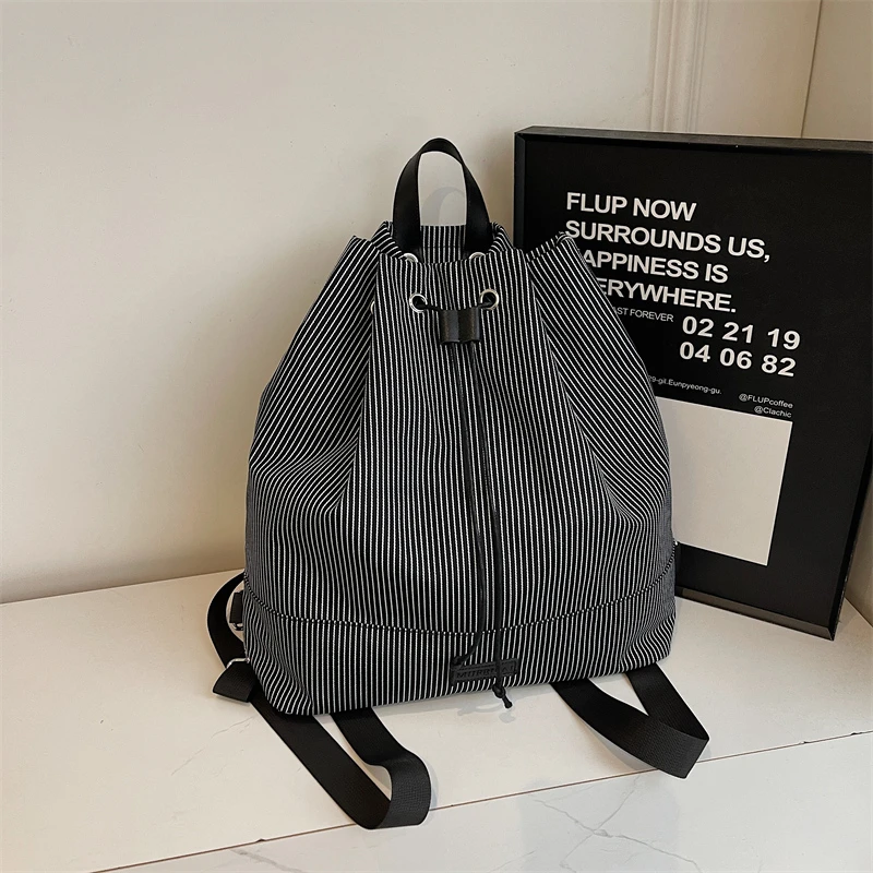 

Beautiful Retro CANVAS Backpack Light Simplicity High-capacity Removable Shoulder String Versatile The Single Shoulder Bag