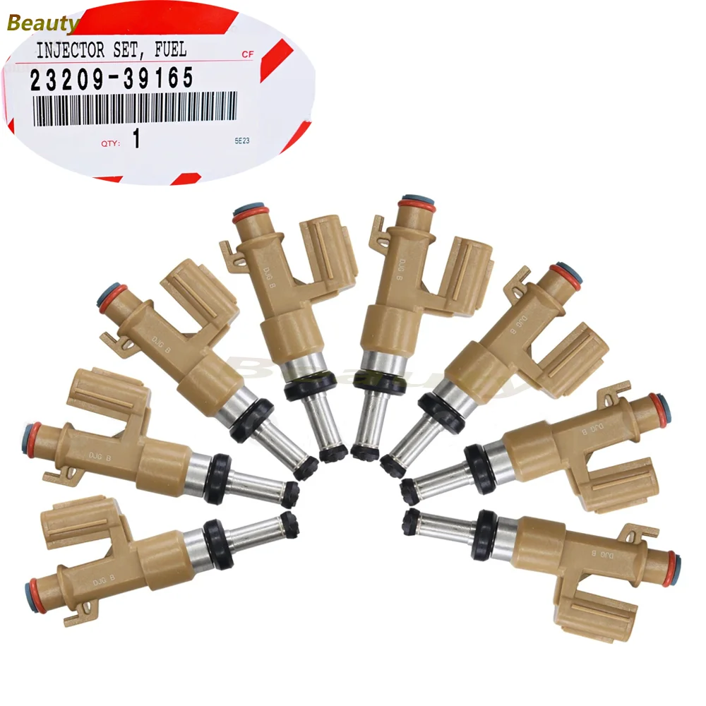 8 Pieces OEM 23209-39165 New Fuel Injectors For Dens-o 23250-0S020 2008-21 Lexu-s & Toyot-aa 4.6L 5.7L V8
