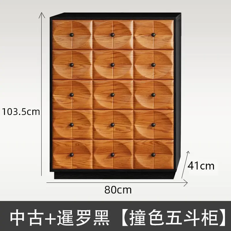 Coffre en bois massif, meuble TV de salon médiéval, rangement combiné d'entrée rétro, canapé de rangement côté salle à manger, chambre à coucher