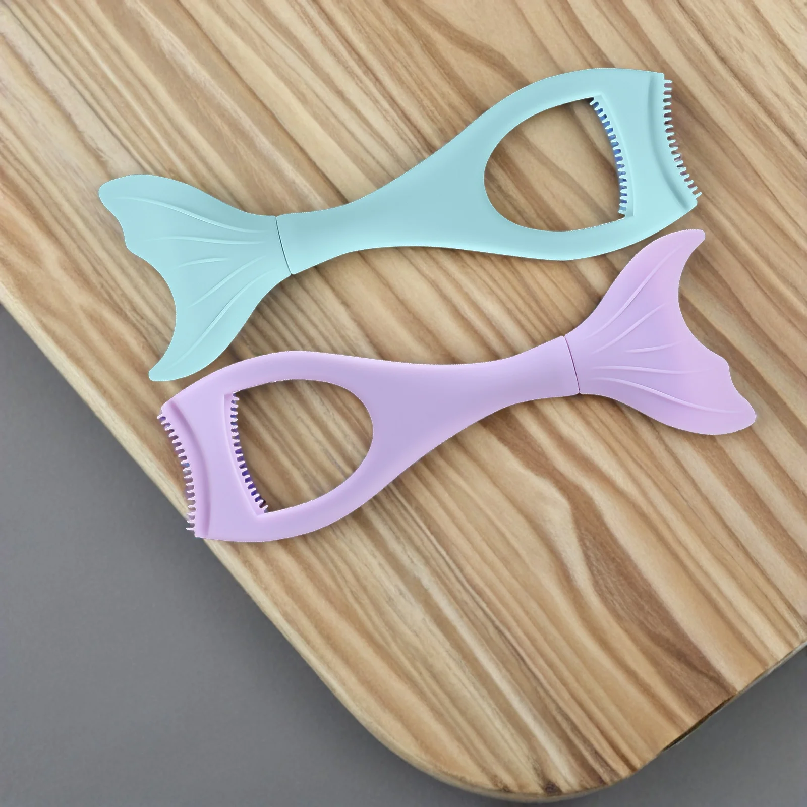 Protector de Pestañas con Forma de Sirena, Herramienta de Peine para Pestañas, Protector de Maquillaje para Aplicación de Pestañas, Accesorio de Belleza, 3 Piezas
