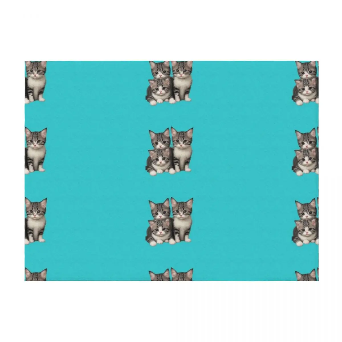 

kittens Throw Blanket halloween christmas gifts Luxury Travel Blankets
