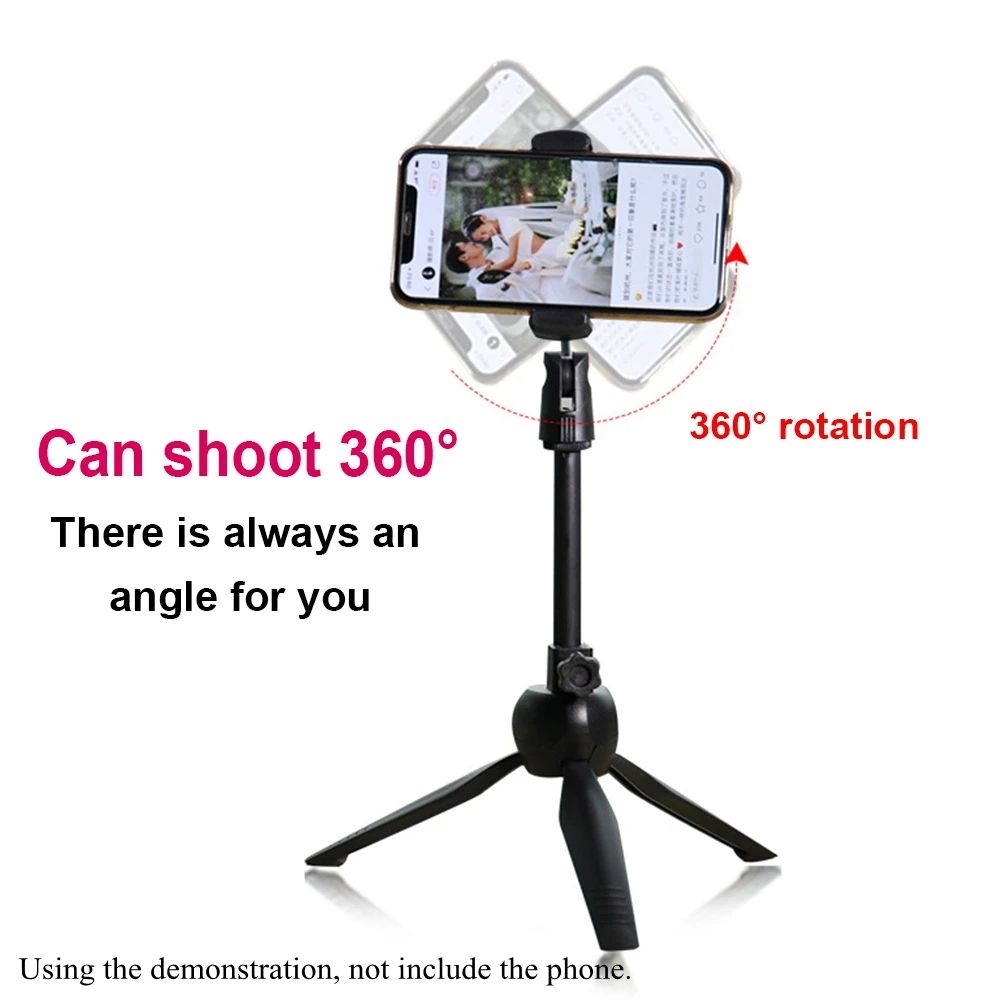 Trípode para teléfono móvil, soporte Universal estable para teléfono móvil, extensible de escritorio, Mini soporte de mano para vídeo/película