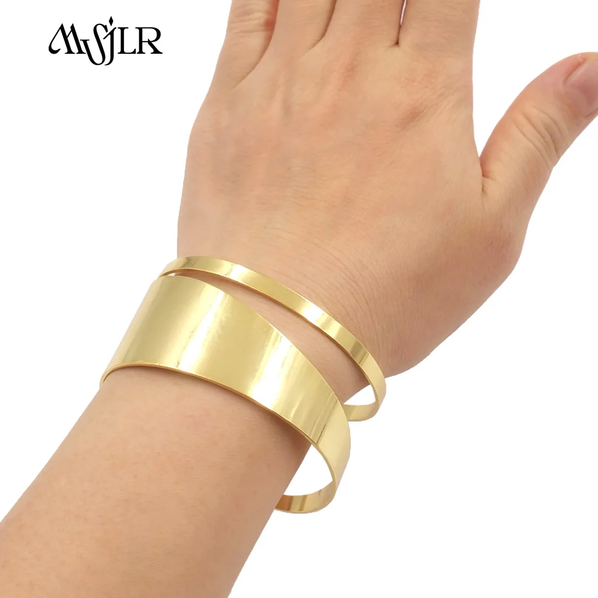 

MVB075 2024 Hot Sale High Quality With 18k Yellow Gold Plated Bangle For Women Or Girs Daily Decoration