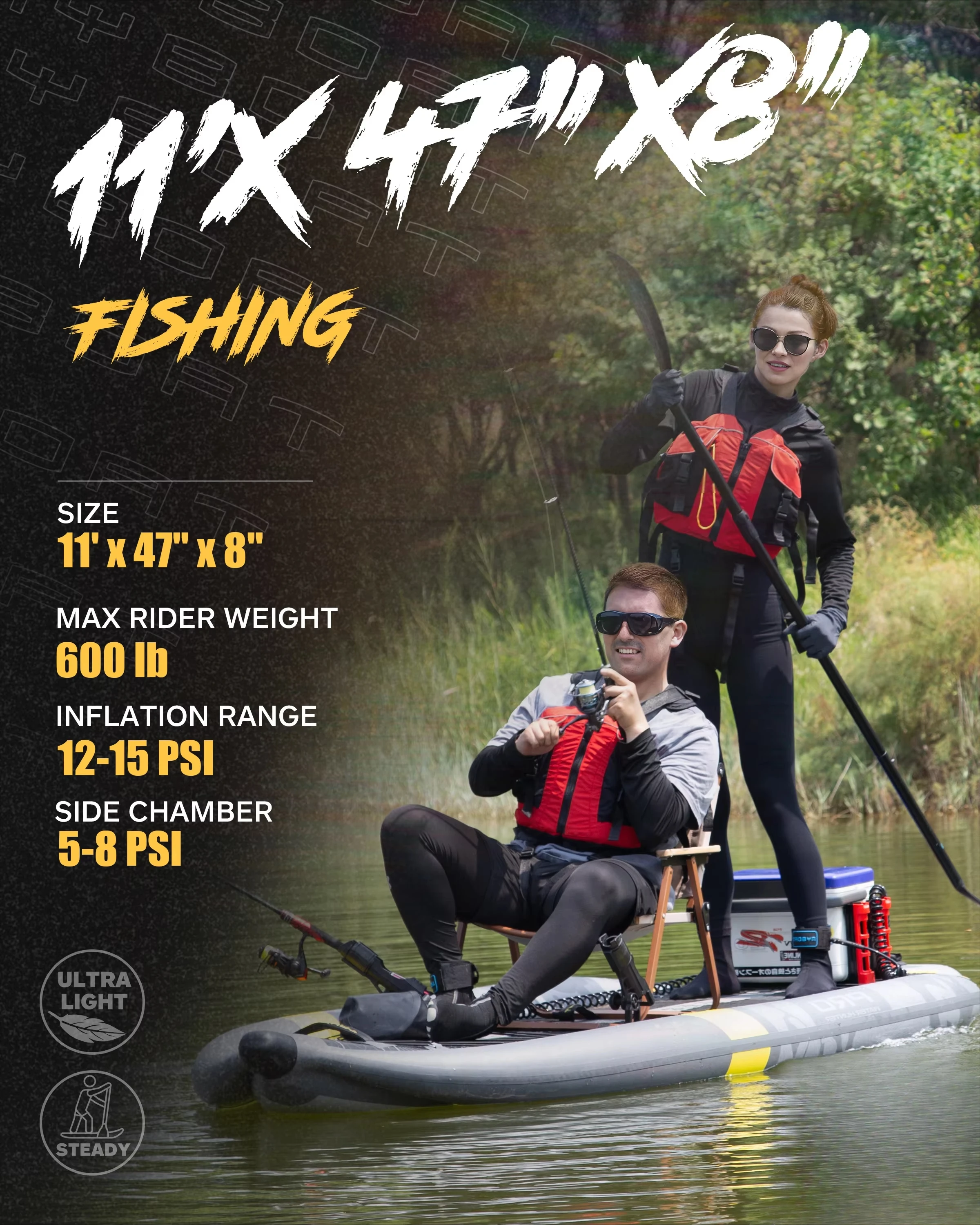 

High Pressure Inflatable Kayak Fishing Boat