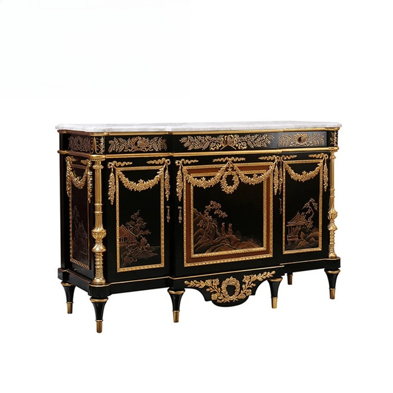 

Hand painted black heavy industry engraving sticker 1.5 meters foyer living room entrance cabinet