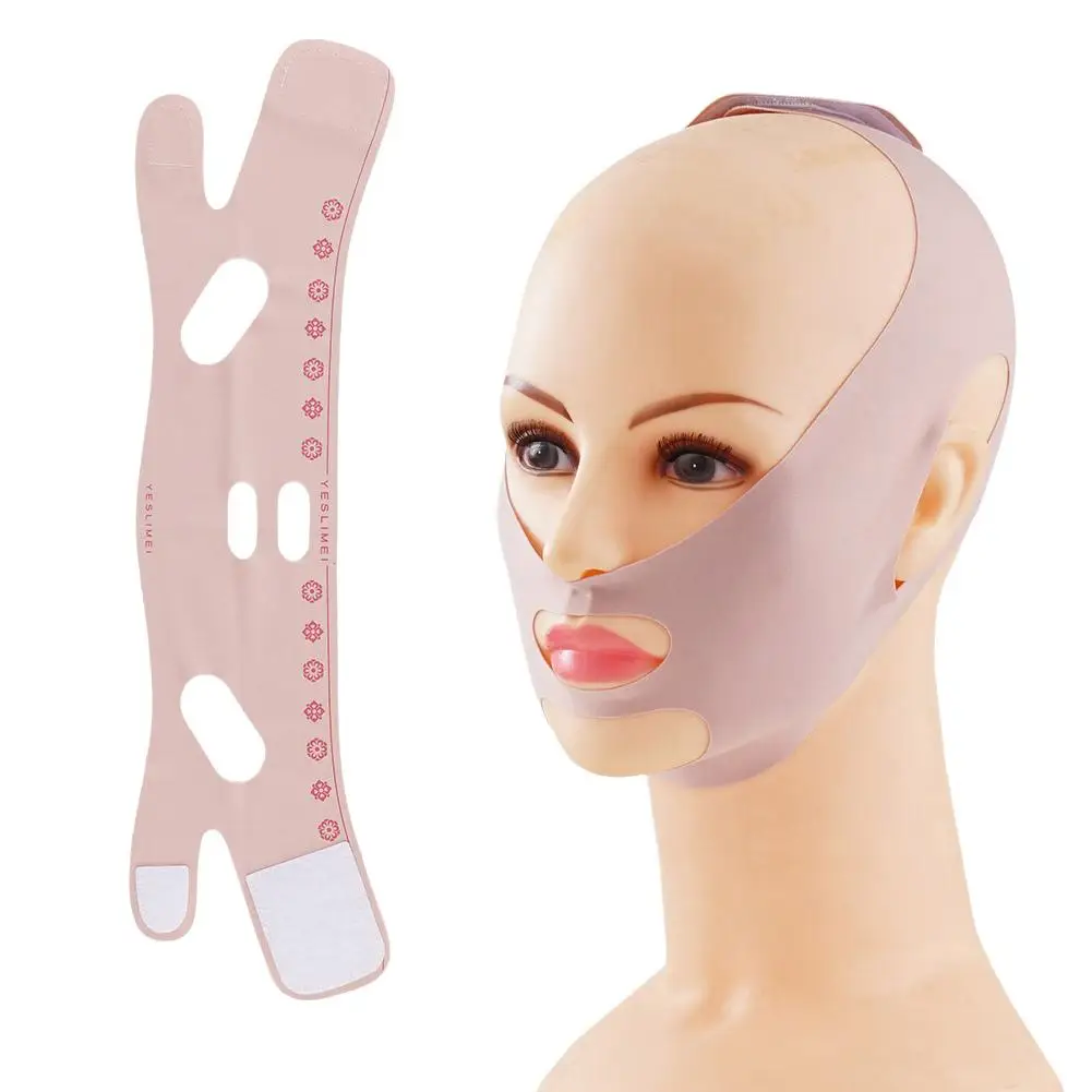 Respirável V Face Band, Bochecha Lift Up, Face Fina, Dupla Rugas, Reduzir Shaping, V-Line Bandage, Anti Chin, V8a3