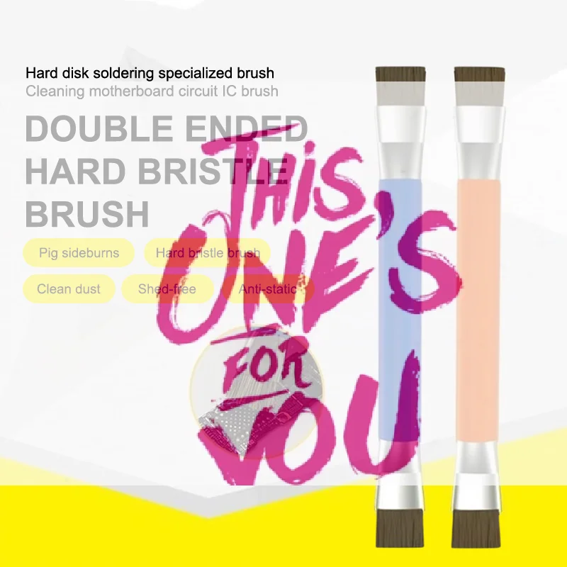 

【BA】Anti-Static PCB Cleaning Brush – Double Head Safe Brush For Phone & Motherboard Repair Tool Kit