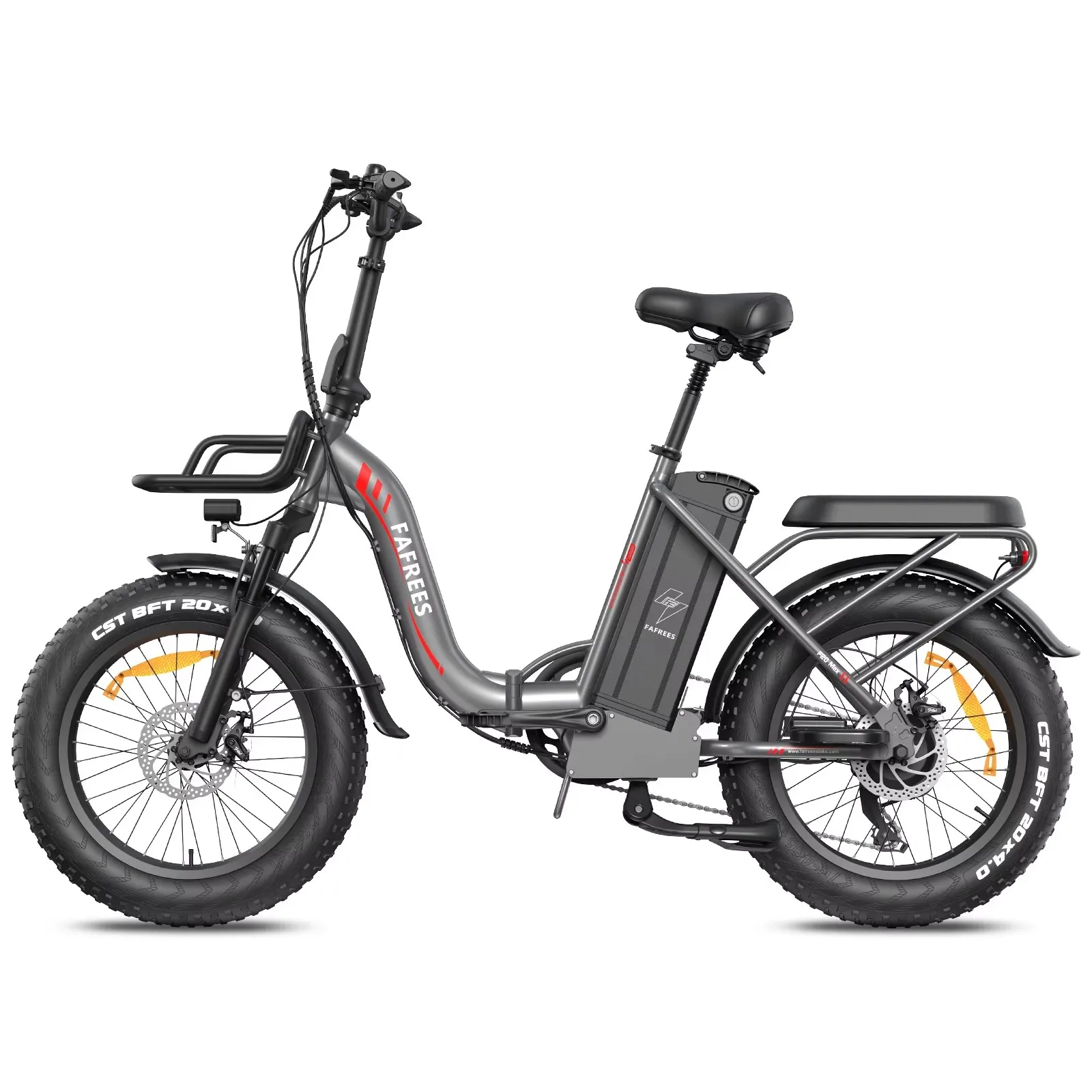 Fafrees F20 Max Elektrische Fiets 20 x 4.0" Vetband Mountain E-bike voor Volwassenen 48V 30Ah Verwijderbare Batterij 110-150 km Bereik