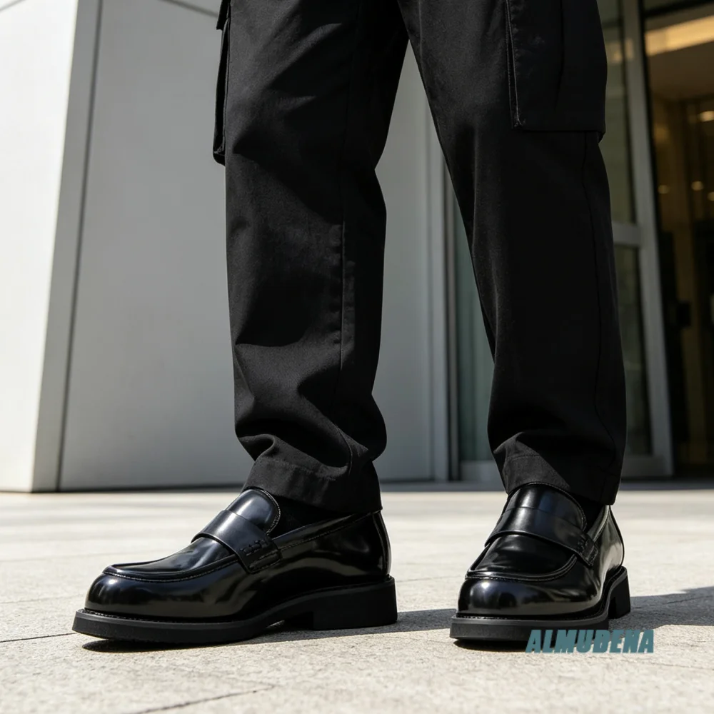 Men Formal Party Wear Dress - Fashion Men's Round Toe Loafers Low