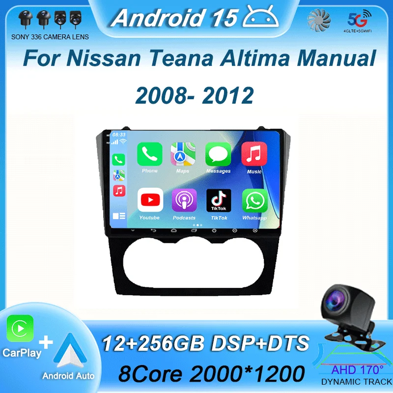 

Car Stereo Radio Multimedia Video Player Android 15 For Nissan Teana Altima Manual 2008 2009 2010 2011 2012 Navigation GPS
