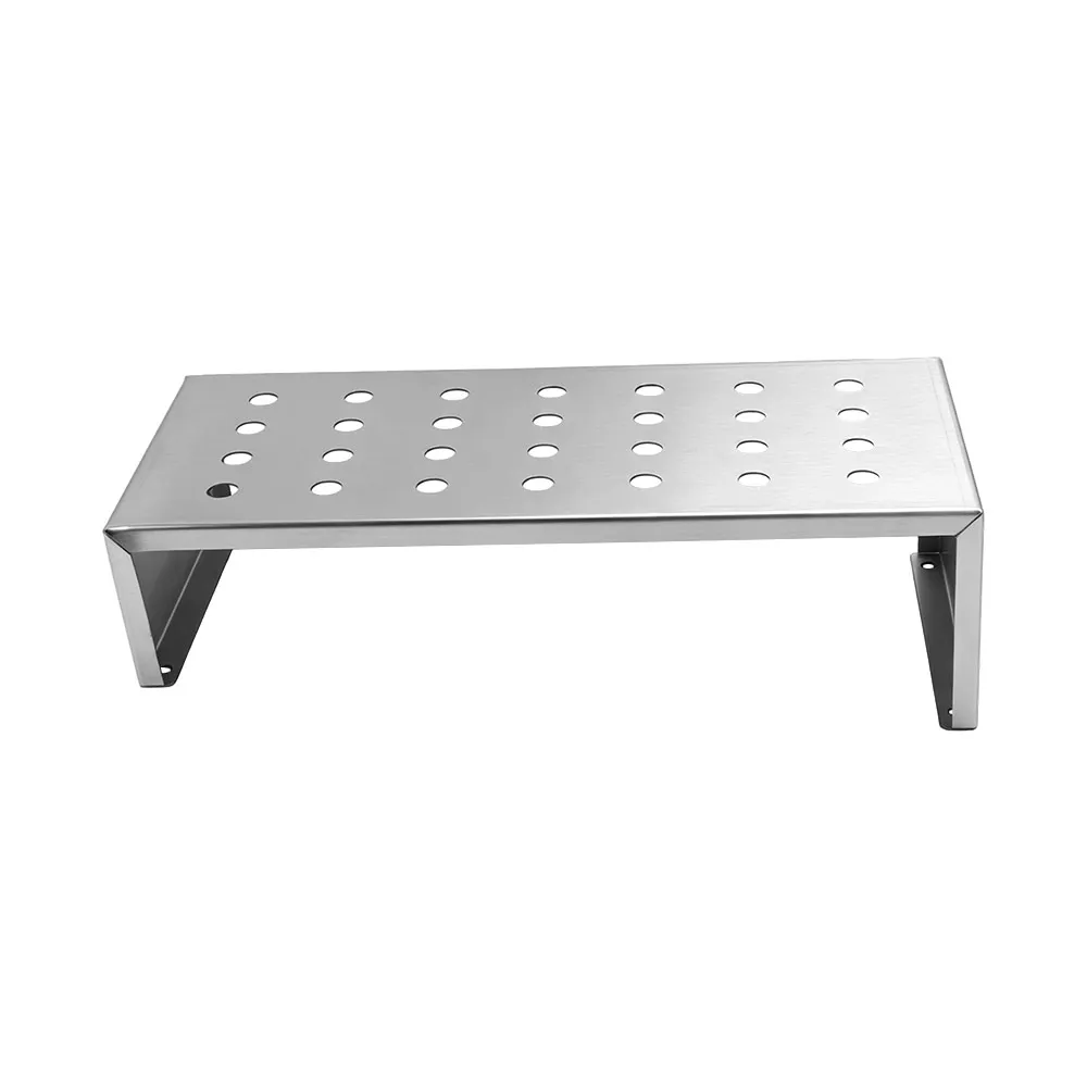 Brushed Finish Sewing Machine Foot Stool Non Slip Height Adjustable Foot Rest Holder Ergonomic Design Polished Stainless Steel