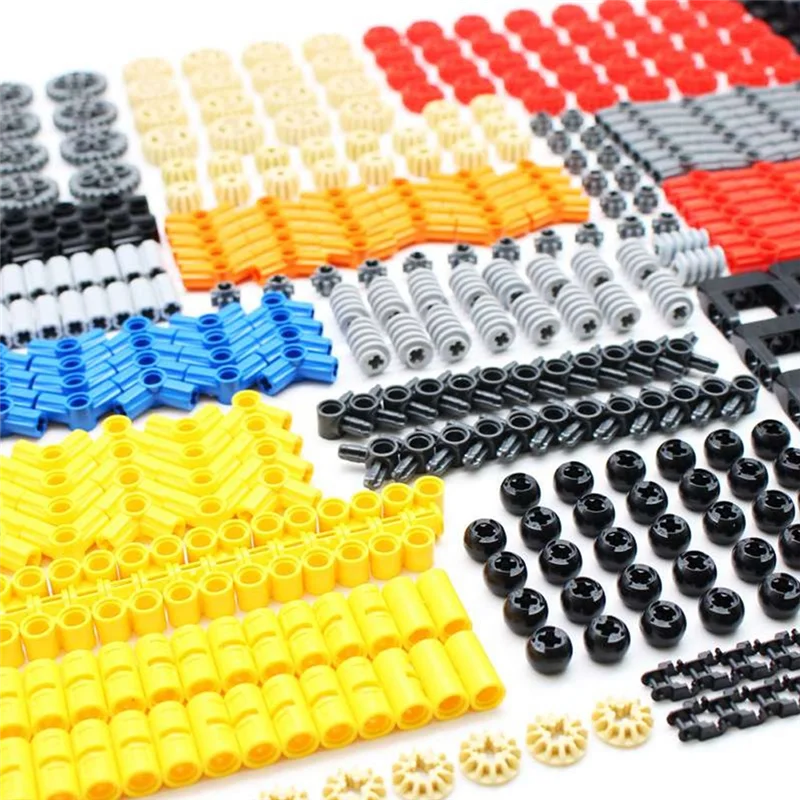 579PCS MOC Bulk Technical Parts Liftarm Bricks Set Axle Connector Gear Tank Link Chain Tracks 3711 57518 Building Blocks-ABVP