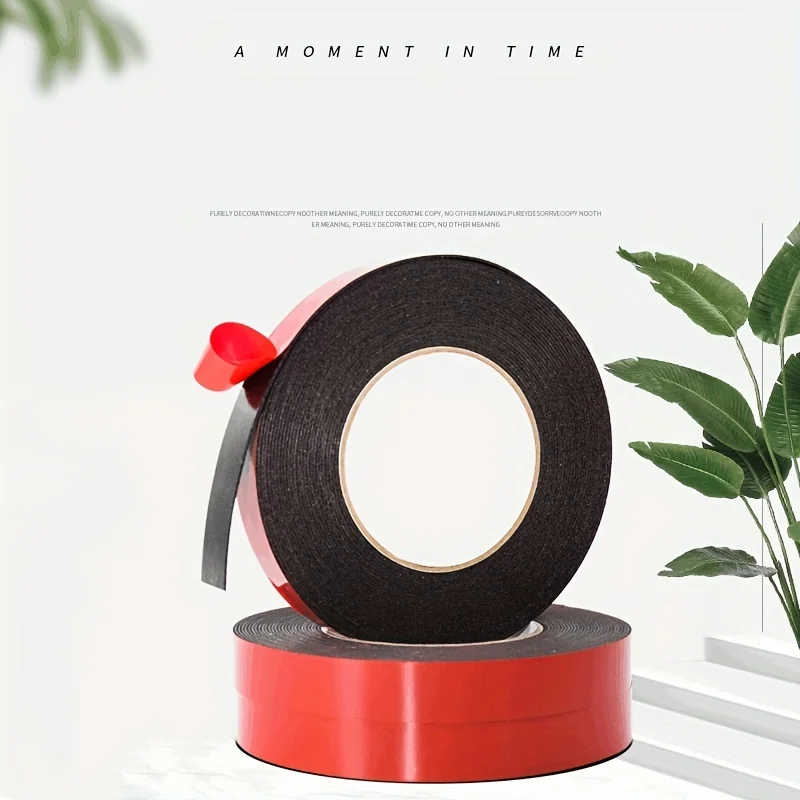 1pc 1mm thickness Super Strong Double side Adhesive foam Tape  Strong Permanent Doppelseitiges（Length 10 meters/32.8 feet）