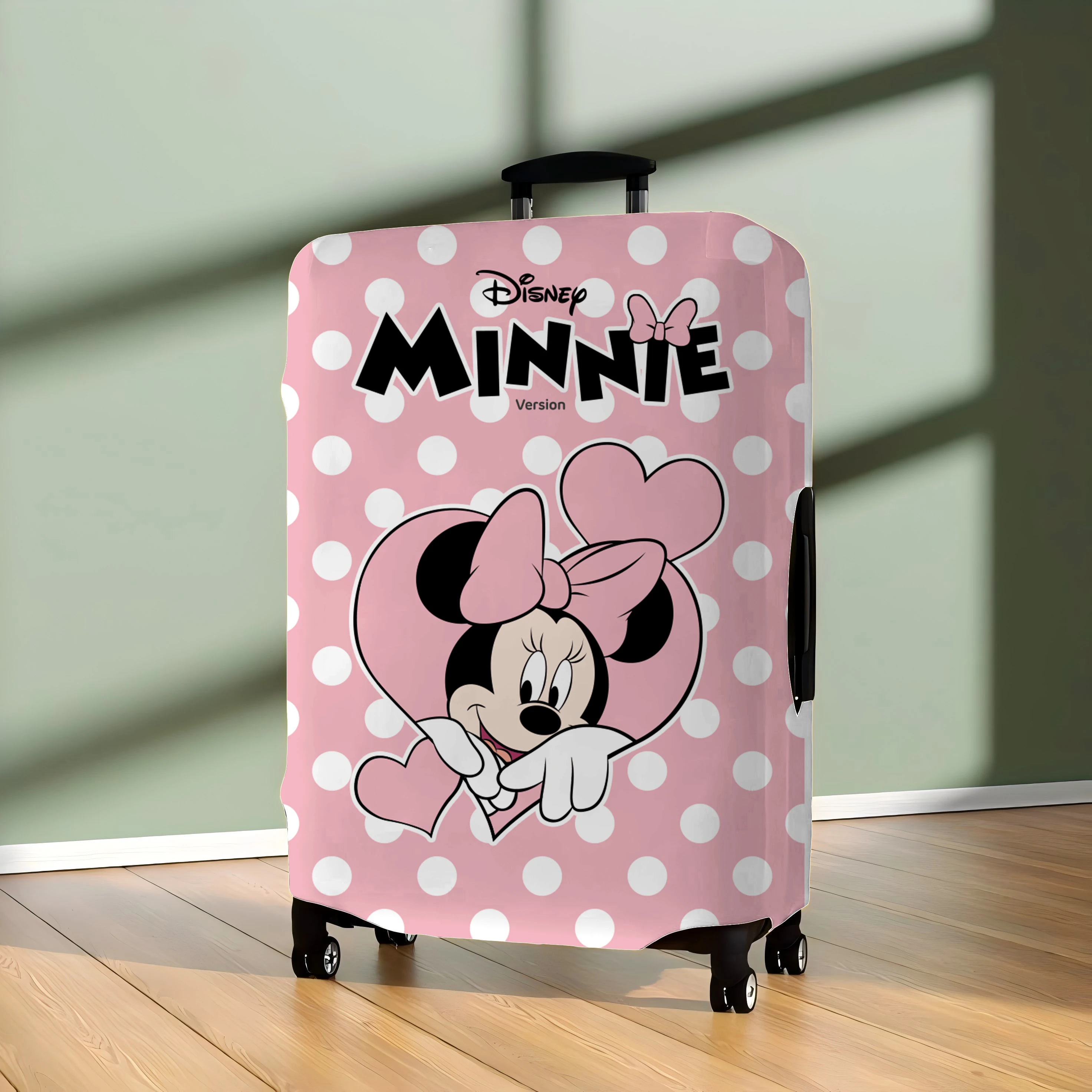 Disney Travel Accessories Minnie Mouse Traveling Storage Bag Suitcase Case Mickey Luggage Protective Cover Protector For Covers