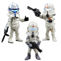 Star Wars White Soldier Figure Toy Movable Joint Stormtrooper Ornament Model Doll Car Ornament Complete Collection Decorative