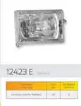 Store code: 12423D headlight left headlight for left reflector