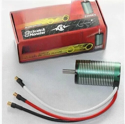 1515 42mm fırçasız 2200kV şiddet canavar Motor için 1/8 Rc araba Off-road kamyon Buggy