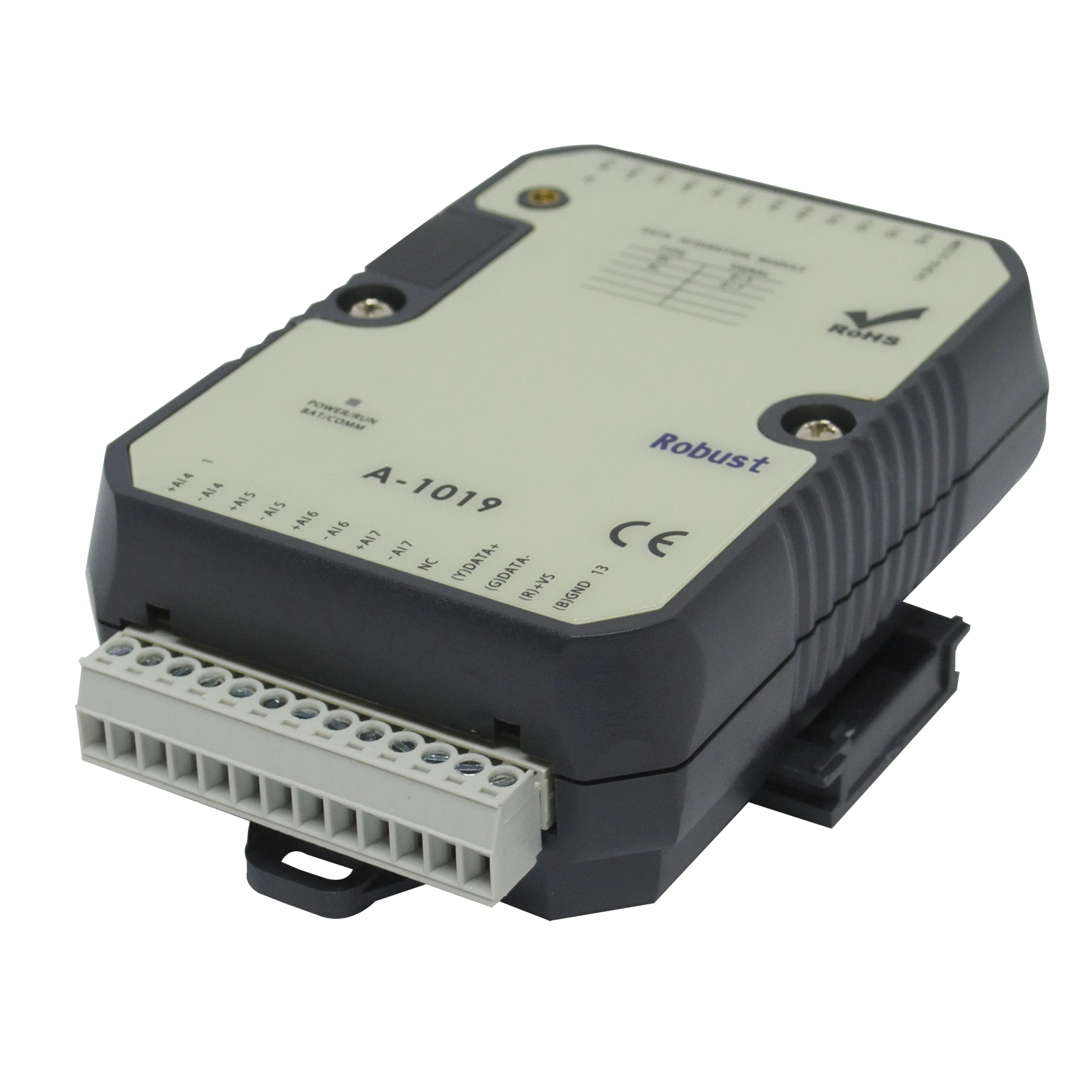 4DI, 8AI Rs-485 Módulo IO remoto analógico 4-20mA Modbus RTU(A-1019)